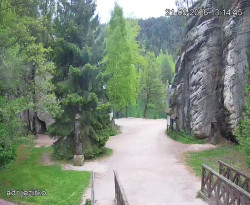 Vstup do skal, Pískovna