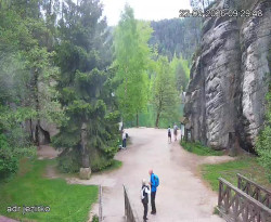 Vstup do skal, Pískovna