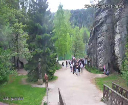 Vstup do skal, Pískovna