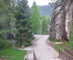 Vstup do skal, Pískovna
