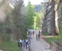 Vstup do skal, Pískovna