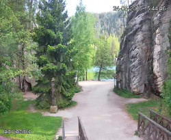 Vstup do skal, Pískovna