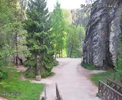 Vstup do skal, Pískovna