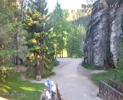 Vstup do skal, Pískovna