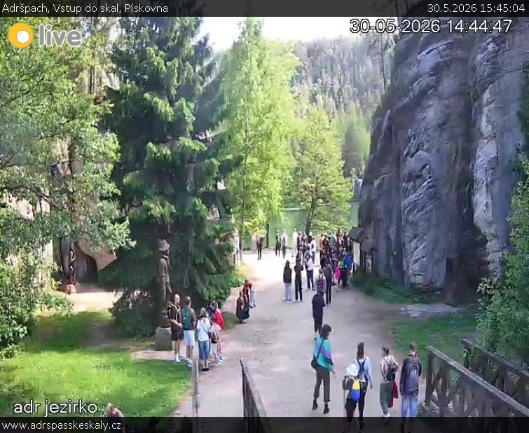Adršpach - Vstup do skal, Pískovna - 30.5.2026 v 15:45