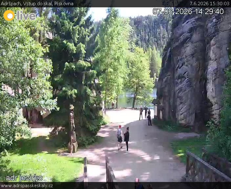 Adršpach - Vstup do skal, Pískovna - 7.6.2026 v 15:30