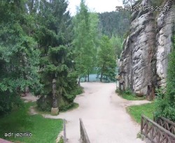 Vstup do skal, Pískovna