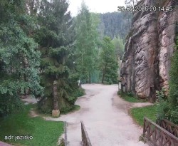 Vstup do skal, Pískovna