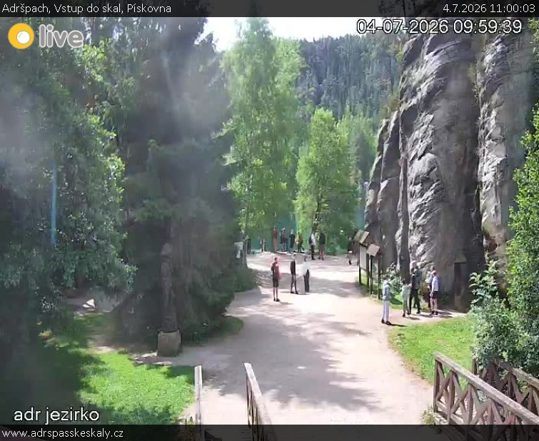 Adršpach - Vstup do skal, Pískovna - 4.7.2026 v 11:00
