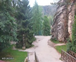 Vstup do skal, Pískovna