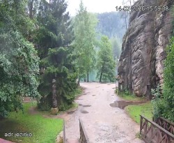 Eingang do skał, piaskownia