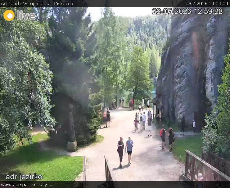 Adršpach - Vstup do skal, Pískovna - 29.7.2026 v 14:00