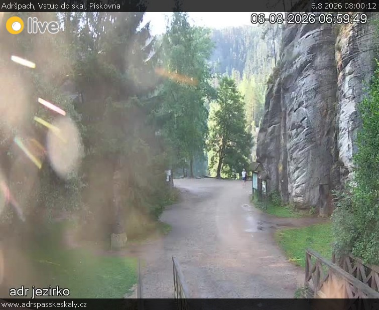 Adršpach - Vstup do skal, Pískovna - 6.8.2026 v 08:00