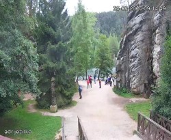 Vstup do skal, Pískovna