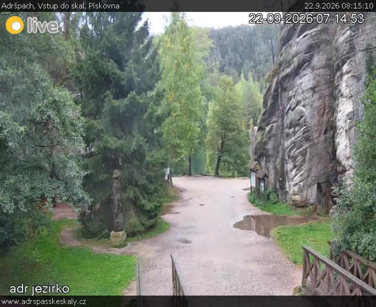 Adršpach - Vstup do skal, Pískovna - 22.9.2026 v 08:15
