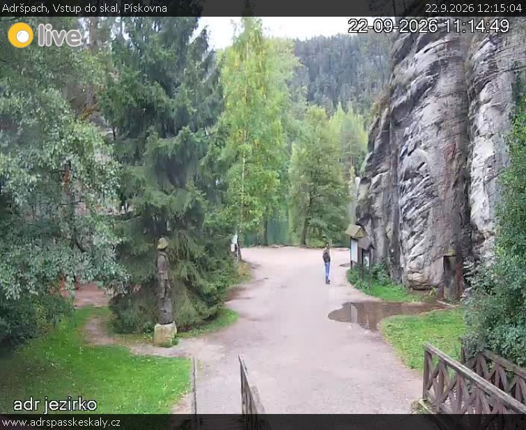 Adršpach - Vstup do skal, Pískovna - 22.9.2026 v 12:15