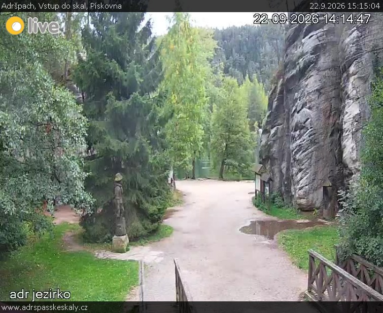 Adršpach - Vstup do skal, Pískovna - 22.9.2026 v 15:15