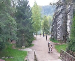 Vstup do skal, Pískovna