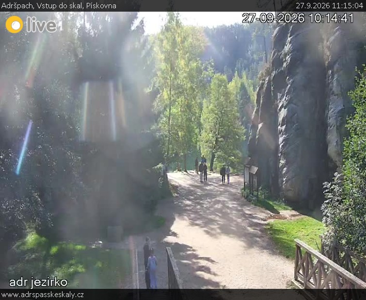 Adršpach - Vstup do skal, Pískovna - 27.9.2026 v 11:15