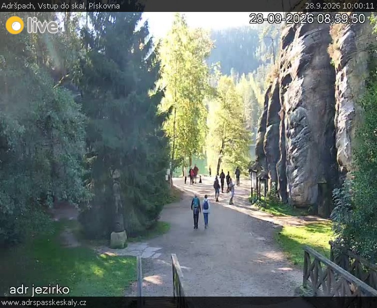 Adršpach - Vstup do skal, Pískovna - 28.9.2026 v 10:00