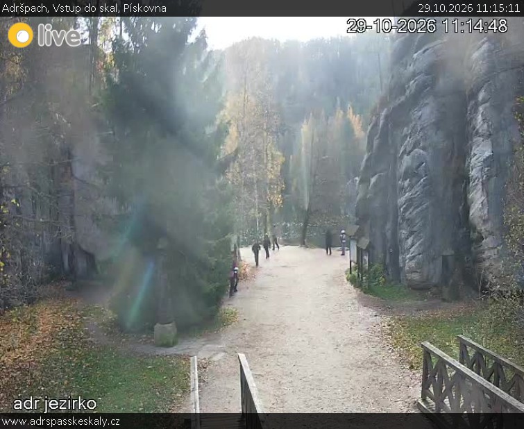 Adršpach - Vstup do skal, Pískovna - 29.10.2026 v 11:15