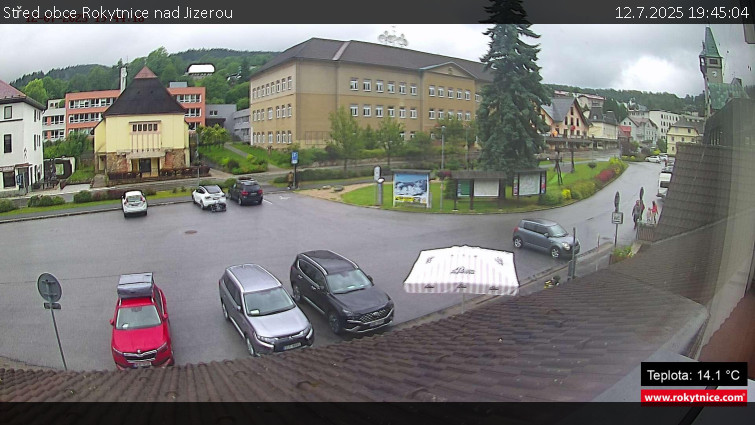 Město Rokytnice nad Jizerou - Střed obce Rokytnice nad Jizerou - 12.7.2025 v 19:45 Město Rokytnice nad Jizerou - Střed obce Rokytnice nad Jizerou - 12.7.2025 v 19:45