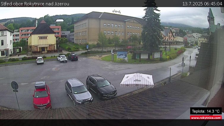 Město Rokytnice nad Jizerou - Střed obce Rokytnice nad Jizerou - 13.7.2025 v 06:45 Město Rokytnice nad Jizerou - Střed obce Rokytnice nad Jizerou - 13.7.2025 v 06:45