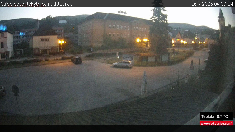 Město Rokytnice nad Jizerou - Střed obce Rokytnice nad Jizerou - 16.7.2025 v 04:30 Město Rokytnice nad Jizerou - Střed obce Rokytnice nad Jizerou - 16.7.2025 v 04:30