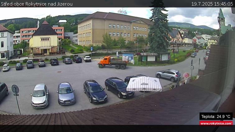 Město Rokytnice nad Jizerou - Střed obce Rokytnice nad Jizerou - 19.7.2025 v 15:45 Město Rokytnice nad Jizerou - Střed obce Rokytnice nad Jizerou - 19.7.2025 v 15:45