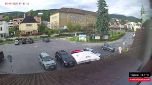 Město Rokytnice nad Jizerou - Střed obce Rokytnice nad Jizerou - 5.9.2025 v 17:45