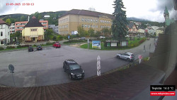 Střed obce Rokytnice nad Jizerou