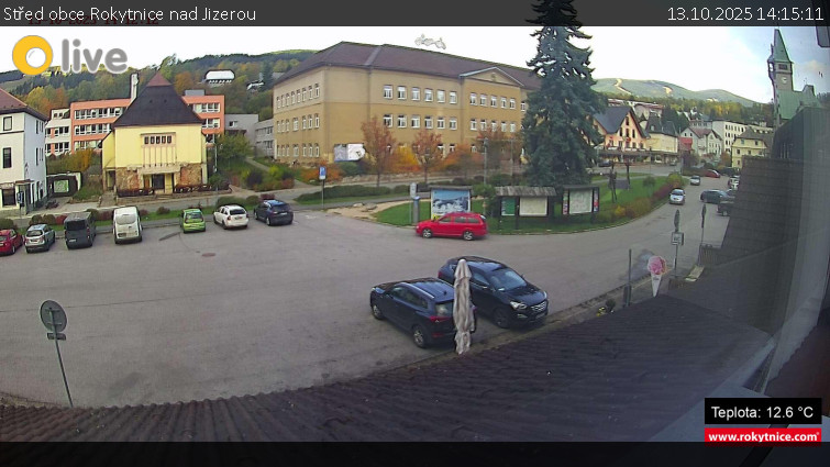 Město Rokytnice nad Jizerou - Střed obce Rokytnice nad Jizerou - 13.10.2025 v 14:15 Město Rokytnice nad Jizerou - Střed obce Rokytnice nad Jizerou - 13.10.2025 v 14:15