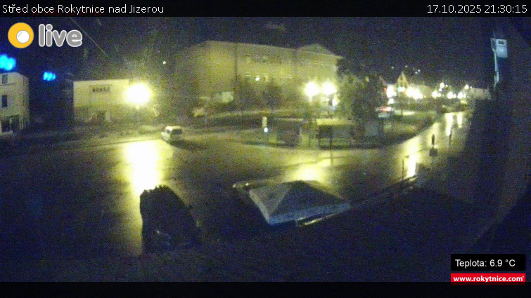 Město Rokytnice nad Jizerou - Střed obce Rokytnice nad Jizerou - 17.10.2025 v 21:30 Město Rokytnice nad Jizerou - Střed obce Rokytnice nad Jizerou - 17.10.2025 v 21:30