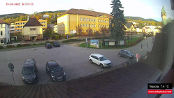 Střed obce Rokytnice nad Jizerou