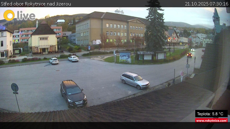 Město Rokytnice nad Jizerou - Střed obce Rokytnice nad Jizerou - 21.10.2025 v 07:30