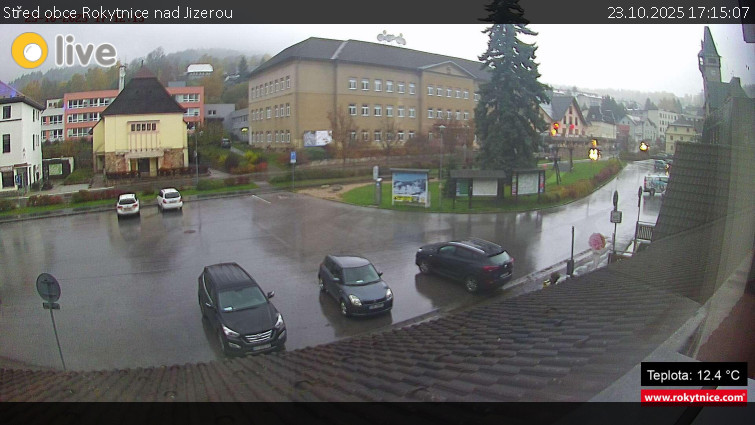 Město Rokytnice nad Jizerou - Střed obce Rokytnice nad Jizerou - 23.10.2025 v 17:15 Město Rokytnice nad Jizerou - Střed obce Rokytnice nad Jizerou - 23.10.2025 v 17:15