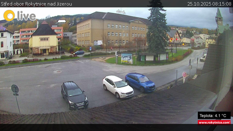 Město Rokytnice nad Jizerou - Střed obce Rokytnice nad Jizerou - 25.10.2025 v 08:15 Město Rokytnice nad Jizerou - Střed obce Rokytnice nad Jizerou - 25.10.2025 v 08:15