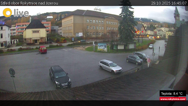 Město Rokytnice nad Jizerou - Střed obce Rokytnice nad Jizerou - 29.10.2025 v 16:45 Město Rokytnice nad Jizerou - Střed obce Rokytnice nad Jizerou - 29.10.2025 v 16:45