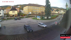 Střed obce Rokytnice nad Jizerou