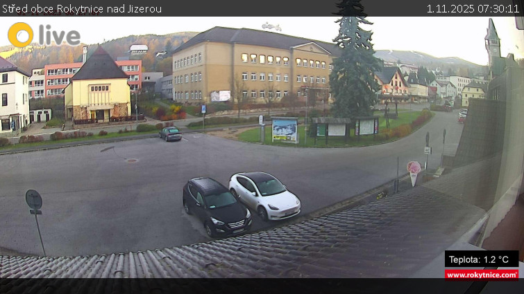 Město Rokytnice nad Jizerou - Střed obce Rokytnice nad Jizerou - 1.11.2025 v 07:30 Město Rokytnice nad Jizerou - Střed obce Rokytnice nad Jizerou - 1.11.2025 v 07:30