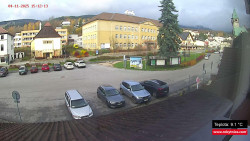 Střed obce Rokytnice nad Jizerou