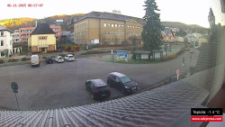 Střed obce Rokytnice nad Jizerou