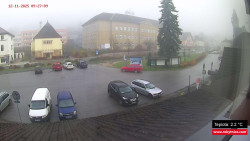 Střed obce Rokytnice nad Jizerou