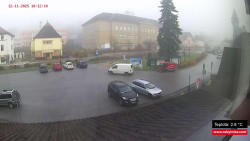 Střed obce Rokytnice nad Jizerou