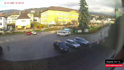 Střed obce Rokytnice nad Jizerou