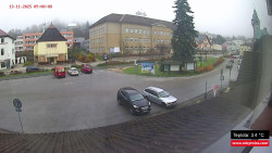 Střed obce Rokytnice nad Jizerou