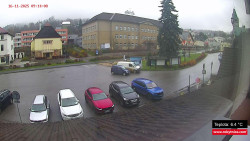 Střed obce Rokytnice nad Jizerou