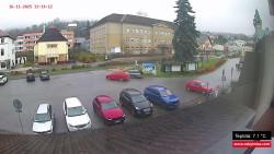 Střed obce Rokytnice nad Jizerou