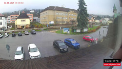 Střed obce Rokytnice nad Jizerou