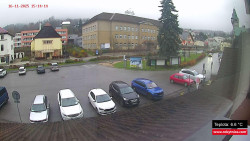 Střed obce Rokytnice nad Jizerou